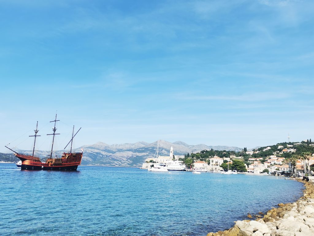 The turquoise waters of the Aegean Sea in the Turkish Riviera