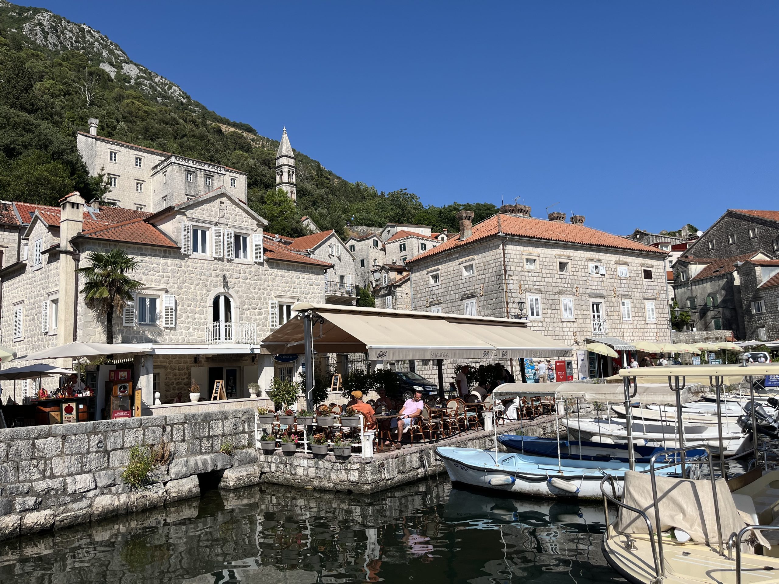 Perast town in Montenegro.