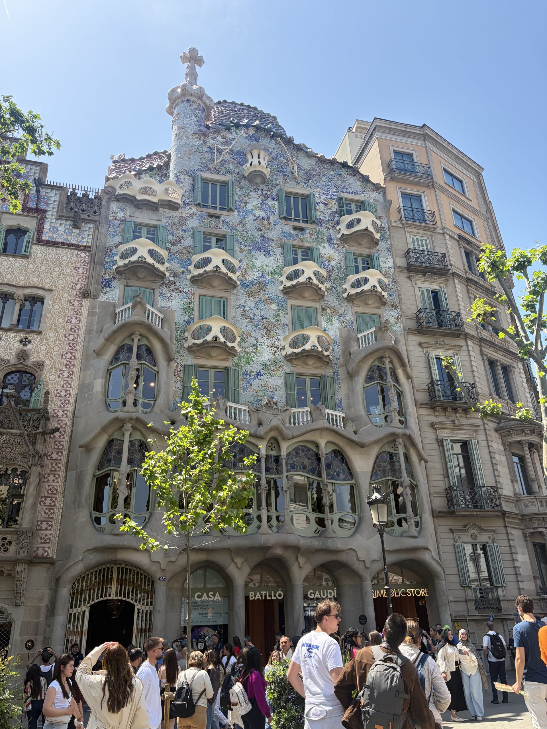 Casa Batllo in Barcelona, designed by Antoni Gaudi.