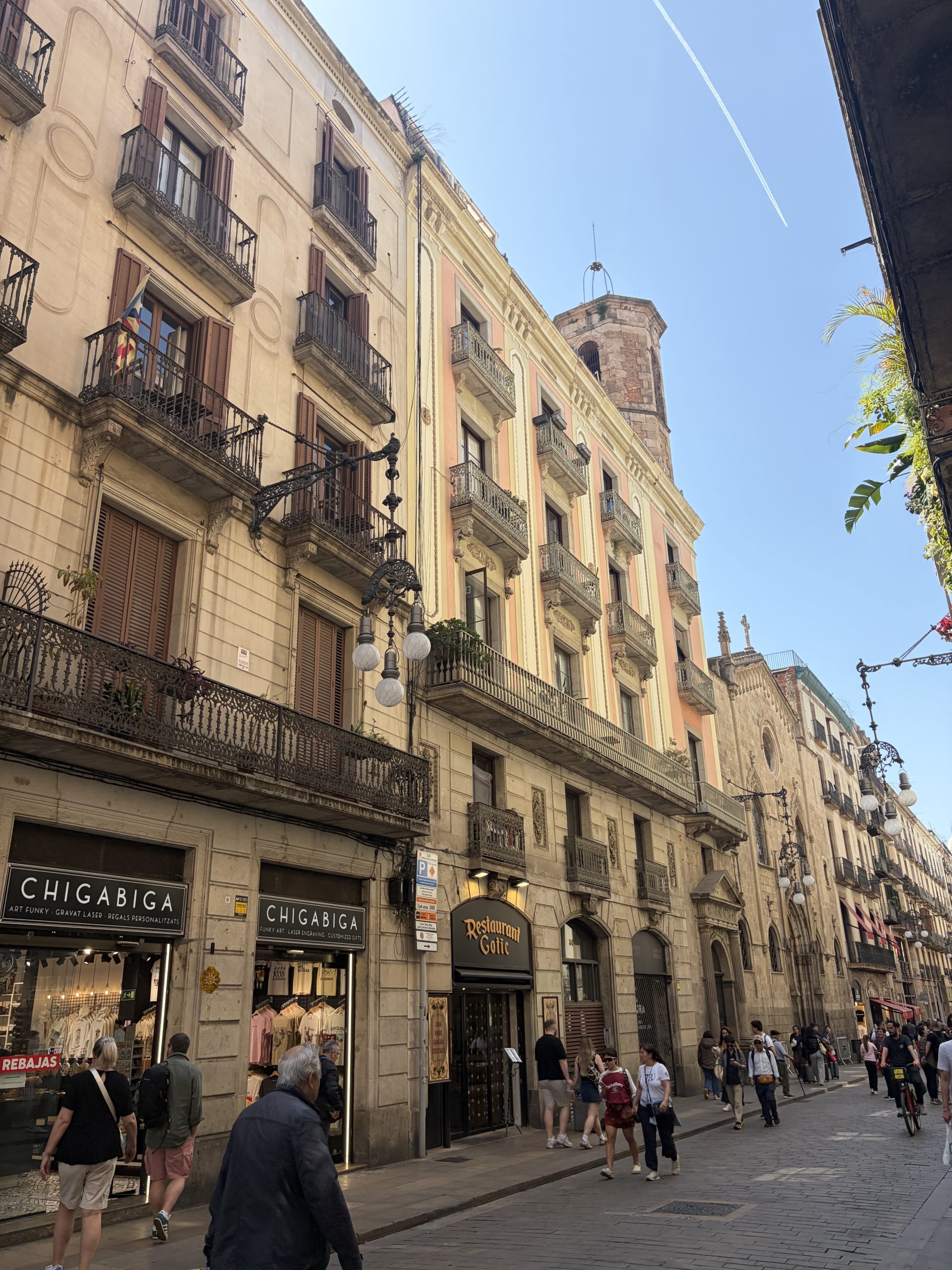 The Gothic Quarter in Barcelona