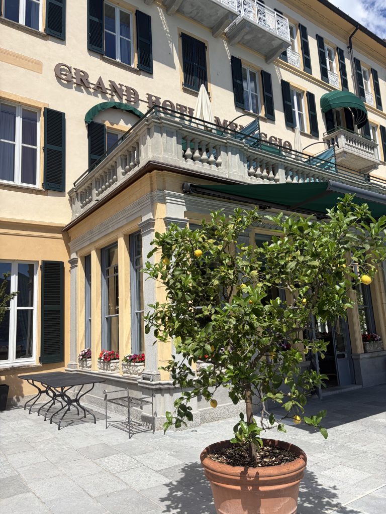 The gorgeous Grand Hotel Menaggio.